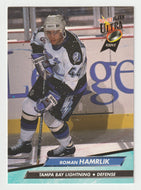 Roman Hamrlik RC - Tampa Bay Lightning (NHL Hockey Card) 1992-93 Fleer Ultra # 201 Mint