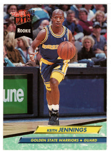 Keith Jennings RC - Golden State Warriors (NBA Basketball Card) 1992-93 Fleer Ultra # 264 Mint