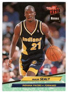 Malik Sealy RC - Indiana Pacers (NBA Basketball Card) 1992-93 Fleer Ultra # 277 Mint