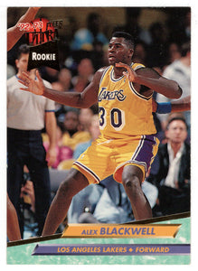 Alex Blackwell RC - Los Angeles Clippers (NBA Basketball Card) 1992-93 Fleer Ultra # 285 Mint