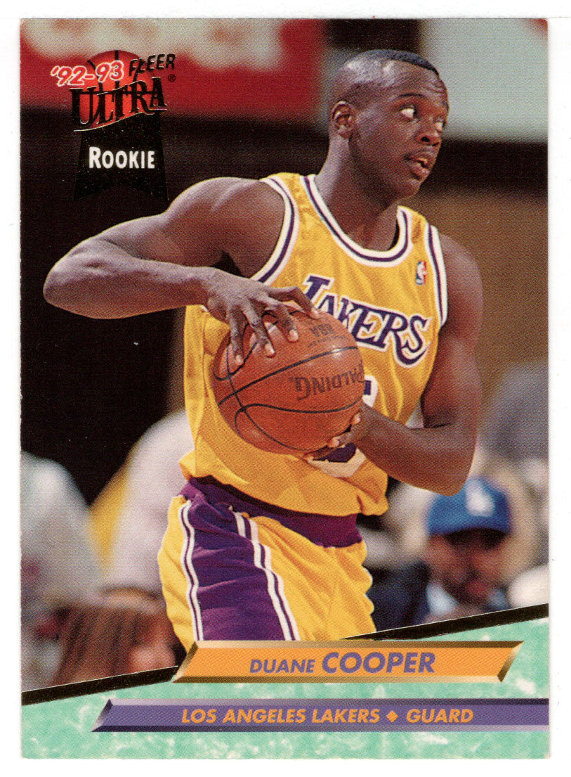 Duane Cooper RC - Los Angeles Clippers (NBA Basketball Card) 1992-93 Fleer Ultra # 286 Mint