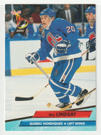 Bill Lindsay RC - Quebec Nordiques (NHL Hockey Card) 1992-93 Fleer Ultra # 388 Mint