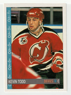 Kevin Todd - New Jersey Devils (NHL Hockey Card) 1992-93 O-Pee-Chee # 1 Mint