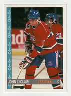 John LeClair - Montreal Canadiens (NHL Hockey Card) 1992-93 O-Pee-Chee # 386 Mint