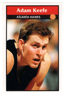 Adam Keefe - Atlanta Hawks (NBA Basketball) 1992-93 Panini Basketball Stickers # 6 Mint