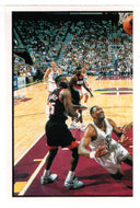 Western Playoffs (Action scene left) (NBA Basketball) 1992-93 Panini Basketball Stickers # 9 Mint