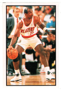 Clyde Drexler - Portland Trail Blazers (NBA Basketball) 1992-93 Panini Basketball Stickers # 11 Mint