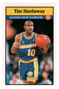 Tim Hardaway - Golden State Warriors (NBA Basketball) 1992-93 Panini Basketball Stickers # 21 Mint