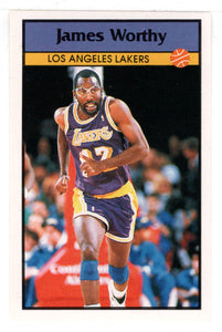 James Worthy - Los Angeles Lakers (NBA Basketball) 1992-93 Panini Basketball Stickers # 33 Mint