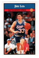 Jim Les - Sacramento Kings (NBA Basketball) 1992-93 Panini Basketball Stickers # 56 Mint