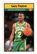Gary Payton - Seattle Supersonics (NBA Basketball) 1992-93 Panini Basketball Stickers # 61 Mint