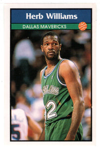 Herb Williams - Dallas Mavericks (NBA Basketball) 1992-93 Panini Basketball Stickers # 63 Mint