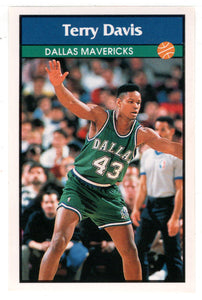 Terry Davis - Dallas Mavericks (NBA Basketball) 1992-93 Panini Basketball Stickers # 65 Mint
