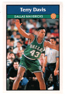 Terry Davis - Dallas Mavericks (NBA Basketball) 1992-93 Panini Basketball Stickers # 65 Mint