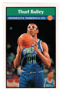 Thurl Bailey - Minnesota Timberwolves (NBA Basketball) 1992-93 Panini Basketball Stickers # 83 Mint