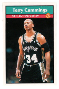 Terry Cummings - San Antonio Spurs (NBA Basketball) 1992-93 Panini Basketball Stickers # 87 Mint