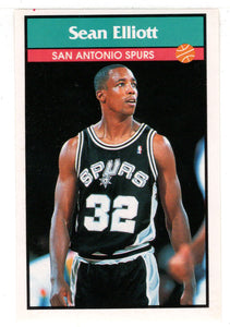 Sean Elliott - San Antonio Spurs (NBA Basketball) 1992-93 Panini Basketball Stickers # 90 Mint