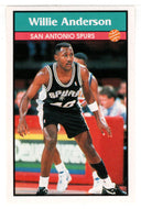 Willie Anderson - San Antonio Spurs (NBA Basketball) 1992-93 Panini Basketball Stickers # 91 Mint