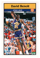 David Benoit - Utah Jazz (NBA Basketball) 1992-93 Panini Basketball Stickers # 107 Mint