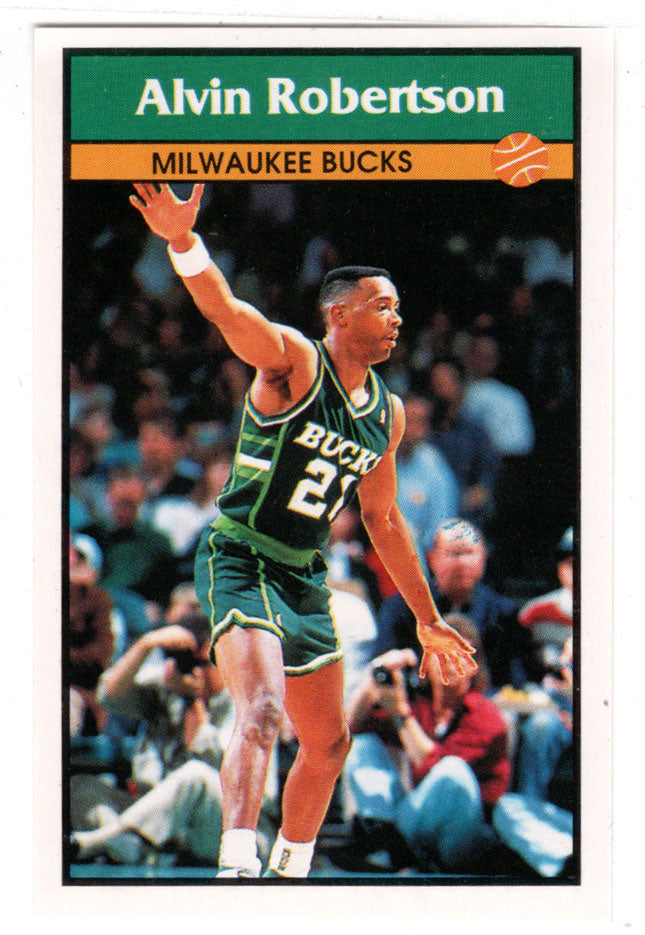 Alvin Robertson - Milwaukee Bucks (NBA Basketball) 1992-93 Panini Basketball Stickers # 109 Mint