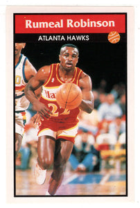 Rumeal Robinson - Atlanta Hawks (NBA Basketball) 1992-93 Panini Basketball Stickers # 116 Mint