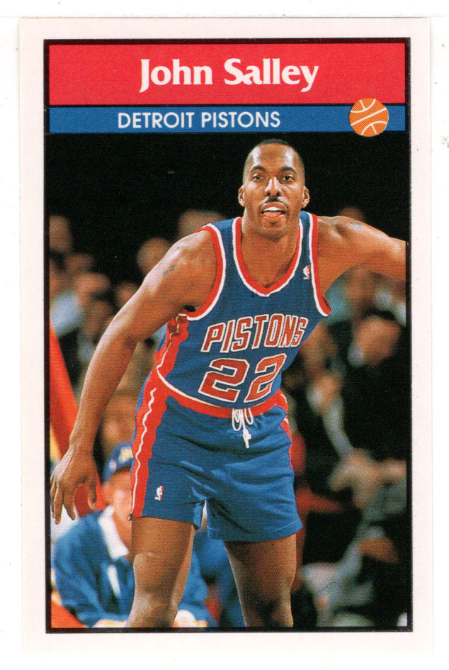 John Salley - Detroit Pistons (NBA Basketball) 1992-93 Panini Basketball Stickers # 143 Mint