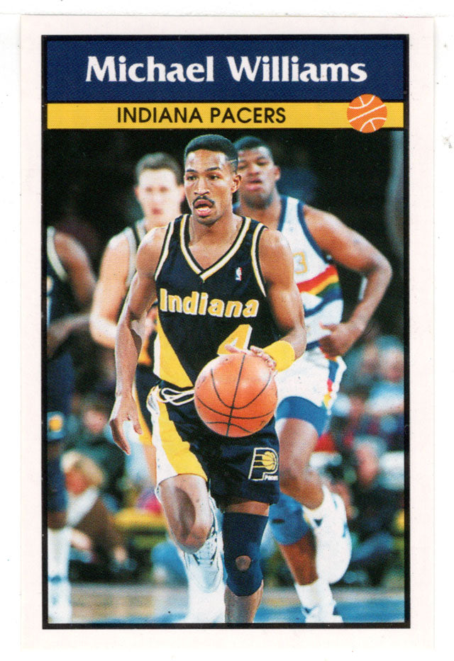 Micheal Williams - Indiana Pacers (NBA Basketball) 1992-93 Panini Basketball Stickers # 148 Mint