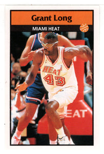 Grant Long - Miami Heat (NBA Basketball) 1992-93 Panini Basketball Stickers # 165 Mint