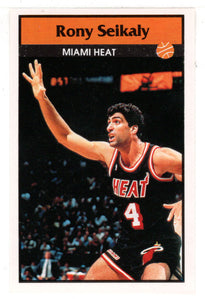 Rony Seikaly - Miami Heat (NBA Basketball) 1992-93 Panini Basketball Stickers # 166 Mint