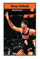 Rony Seikaly - Miami Heat (NBA Basketball) 1992-93 Panini Basketball Stickers # 166 Mint