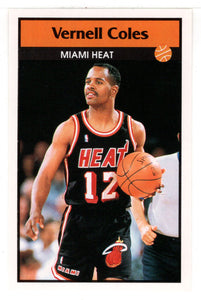 Bimbo Coles - Miami Heat (NBA Basketball) 1992-93 Panini Basketball Stickers # 167 Mint