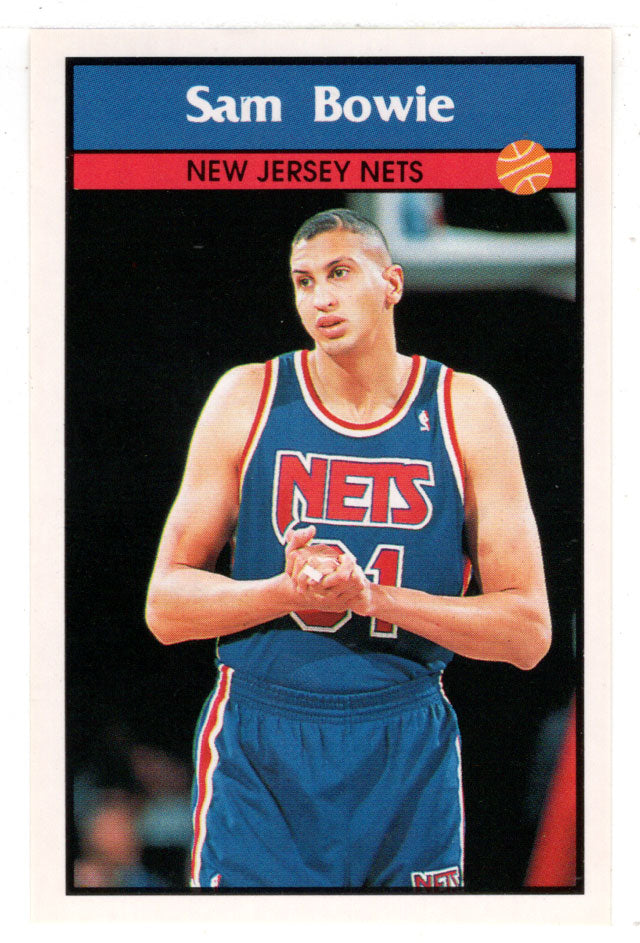 Sam Bowie - New Jersey Nets (NBA Basketball) 1992-93 Panini Basketball Stickers # 171 Mint