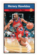 Hersey Hawkins - Philadelphia 76ers (NBA Basketball) 1992-93 Panini Basketball Stickers # 181 Mint