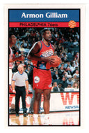 Armon Gilliam - Philadelphia 76ers (NBA Basketball) 1992-93 Panini Basketball Stickers # 183 Mint