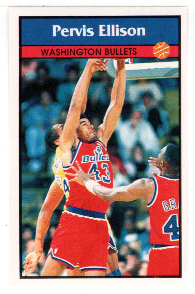 Pervis Ellison - Washington Bullets (NBA Basketball) 1992-93 Panini Basketball Stickers # 187 Mint