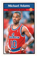 Michael Adams - Washington Bullets (NBA Basketball) 1992-93 Panini Basketball Stickers # 188 Mint