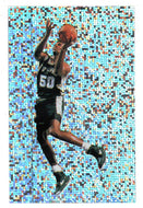 David Robinson - San Antonio Spurs - Chrome Foil (NBA Basketball) 1992-93 Panini Basketball Stickers # 99 Mint