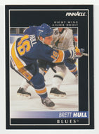 Brett Hull - St. Louis Blues (NHL Hockey Card) 1992-93 Pinnacle Bilingual # 100 Mint