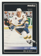 Brett Hull - St. Louis Blues (NHL Hockey Card) 1992-93 Pinnacle # 100 Mint