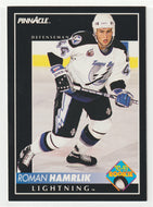 Roman Hamrlik RC - Tampa Bay Lightning (NHL Hockey Card) 1992-93 Pinnacle # 408 Mint