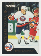 Scott Lachance - New York Islanders - Team 2000 (NHL Hockey Card) 1992-93 Pinnacle Bilingual # 6 Mint