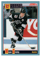 Wayne Gretzky - Los Angeles Kings - Season Leader (NHL Hockey Card) 1992-93 Score Canadian # 412 Mint