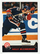 Kelly Buchberger - Edmonton Oilers (NHL Hockey Card) 1992-93 Score Sharp Shooters # 11 Mint