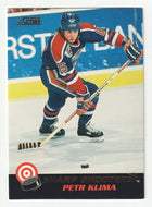 Petr Klima - Edmonton Oilers (NHL Hockey Card) 1992-93 Score Sharp Shooters # 24 Mint