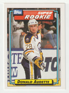 Donald Audette - Buffalo Sabres - Super Rookie (NHL Hockey Card) 1992-93 Topps # 12 Mint