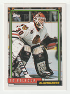 Ed Belfour - Chicago Blackhawks (NHL Hockey Card) 1992-93 Topps # 22 Mint