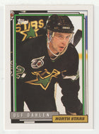 Ulf Dahlen - Minnesota North Stars (NHL Hockey Card) 1992-93 Topps # 28 Mint