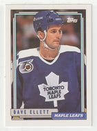 Dave Ellett - Toronto Maple Leafs (NHL Hockey Card) 1992-93 Topps # 30 Mint