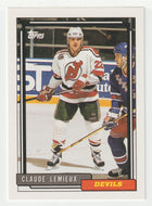 Claude Lemieux - New Jersey Devils (NHL Hockey Card) 1992-93 Topps # 43 Mint