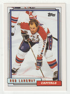 Rod Langway - Washington Capitals (NHL Hockey Card) 1992-93 Topps # 46 Mint